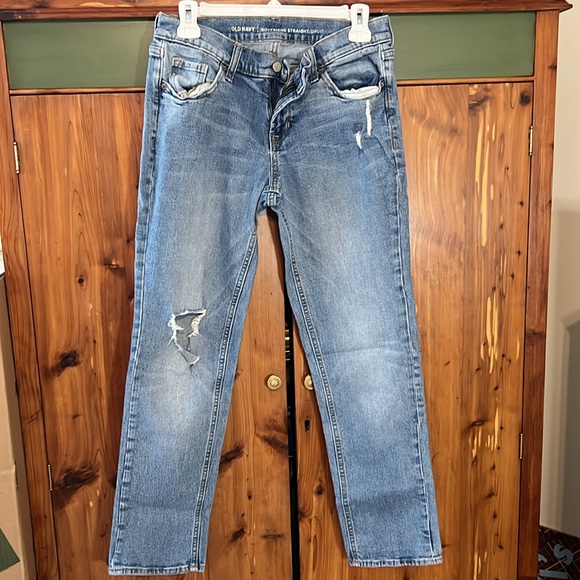 Old Navy Boyfriend Straight Jeans - Picture 4 of 6